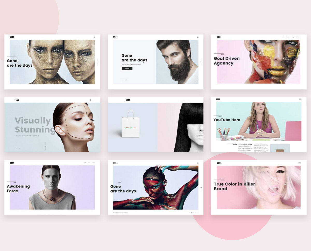 desain web portofolio berdasarkan WordPress