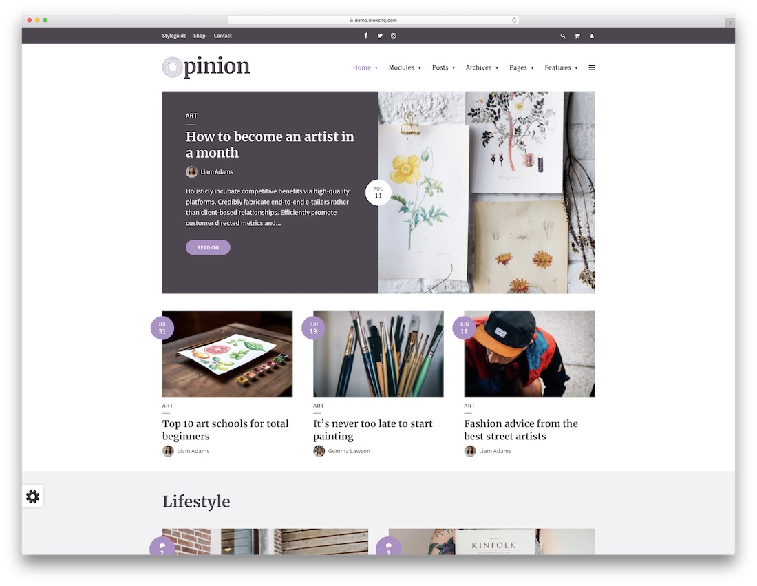 opini tema wordpress berwarna-warni