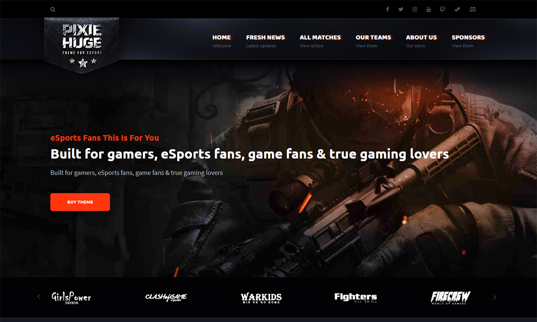 Tema Streaming Langsung WordPress Pixiehuge