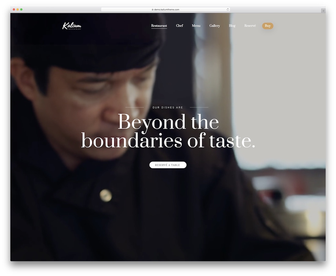 tema restoran kalium wordpress