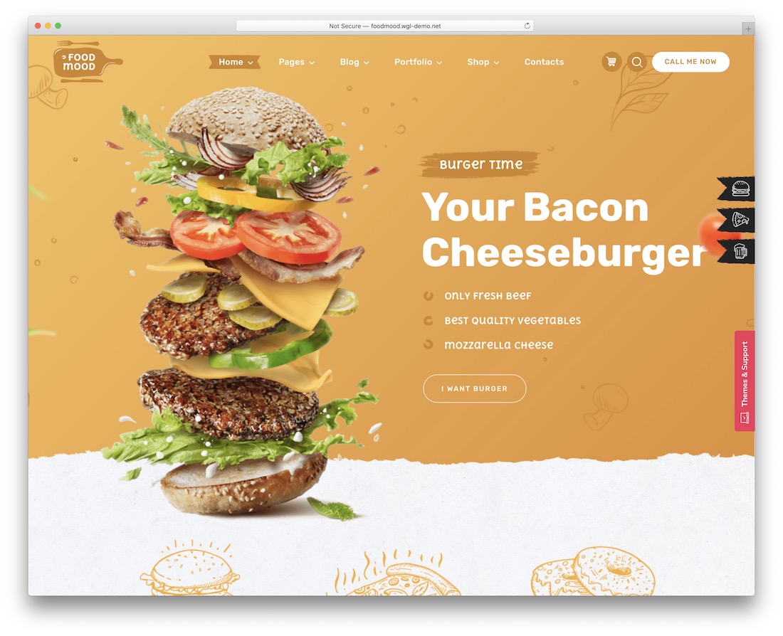 tema restoran wordpress foodmood