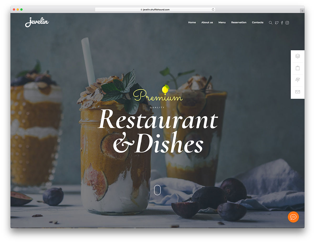 Desain WordPress Fine Dining
