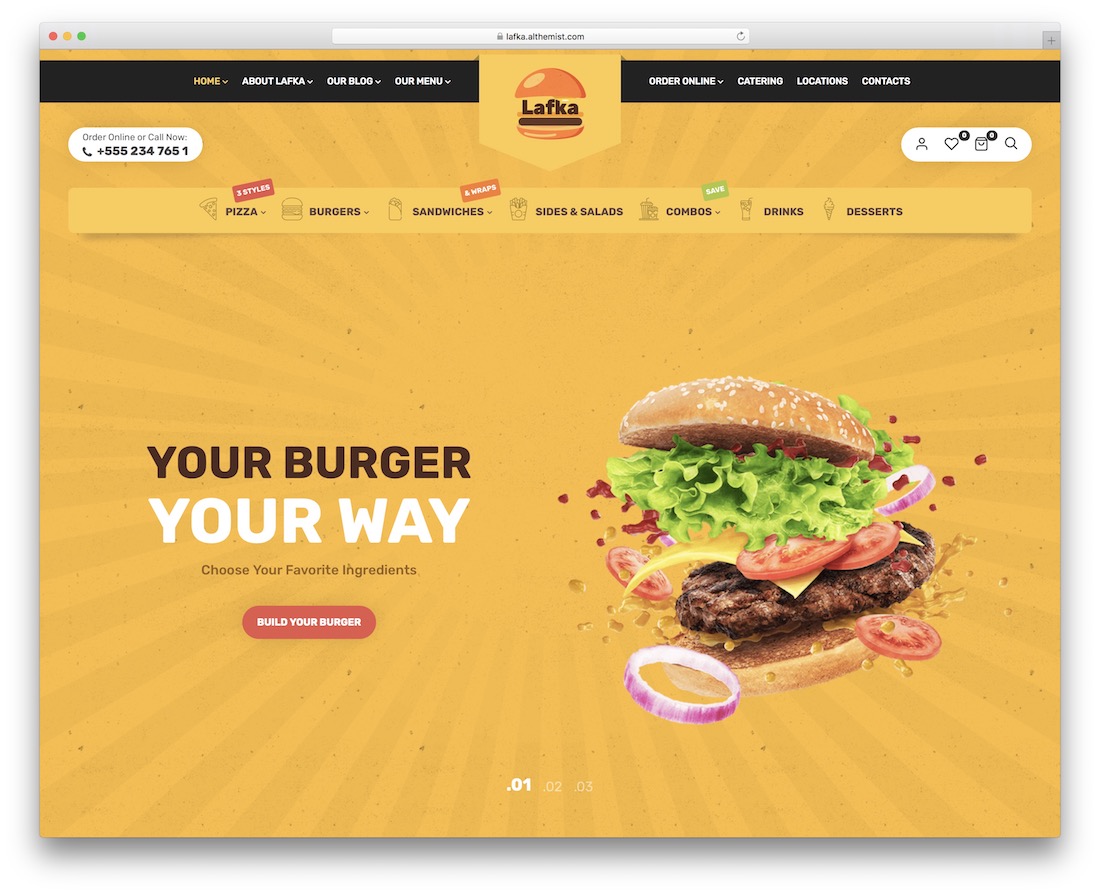 tema restoran lafka wordpress