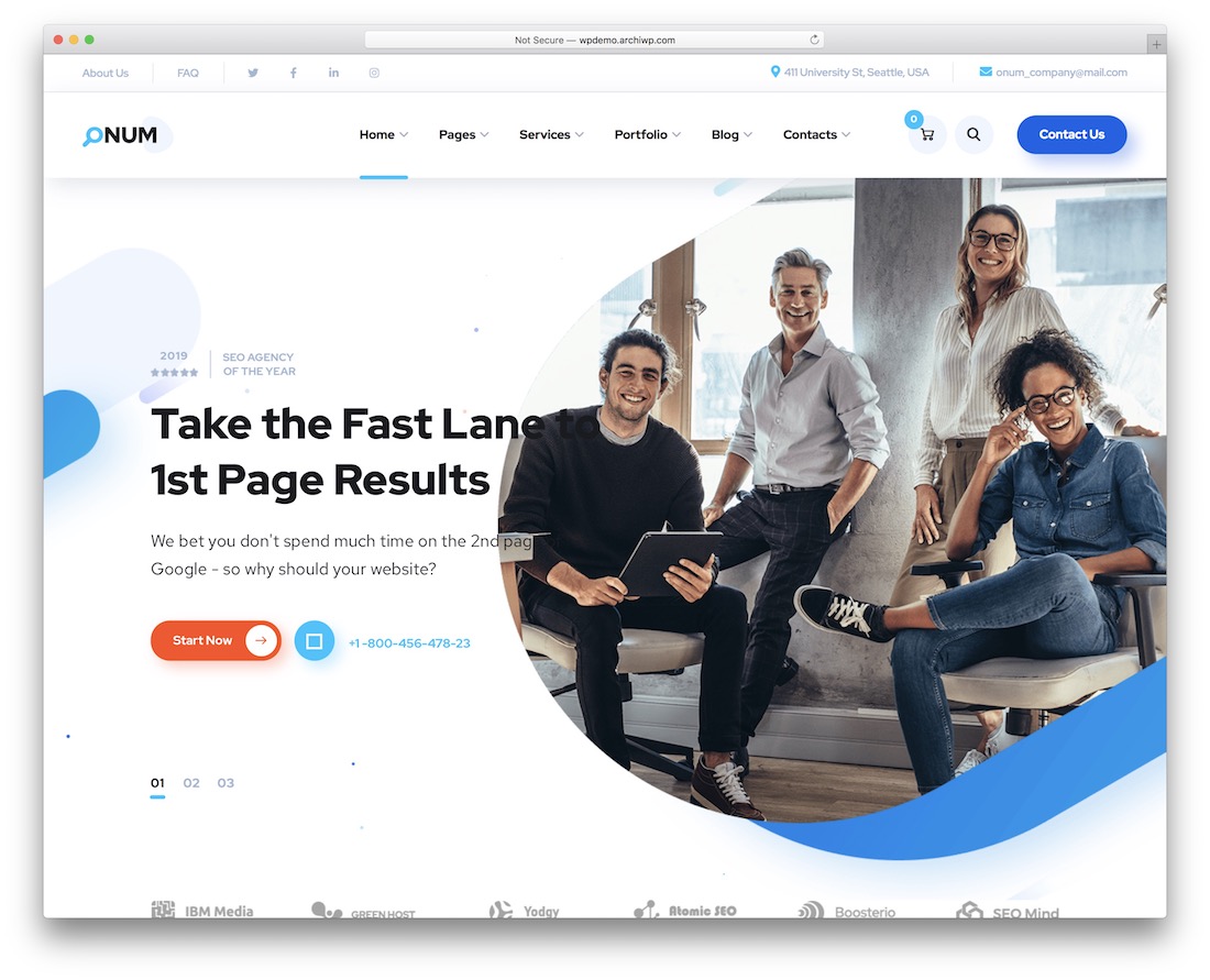 tema bootstrap onum
