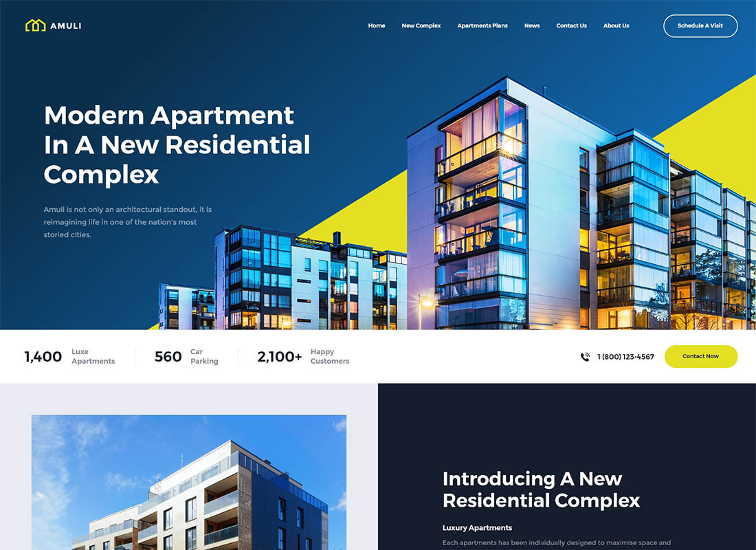 Amuli | Tema WordPress Real Estat Properti Tunggal & Ganda