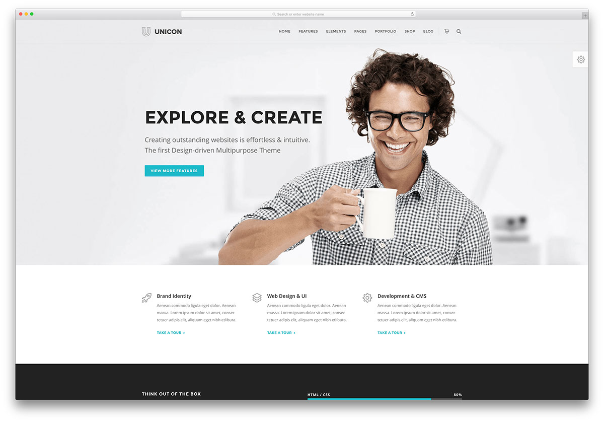 unicon-desain-datar-tema bisnis