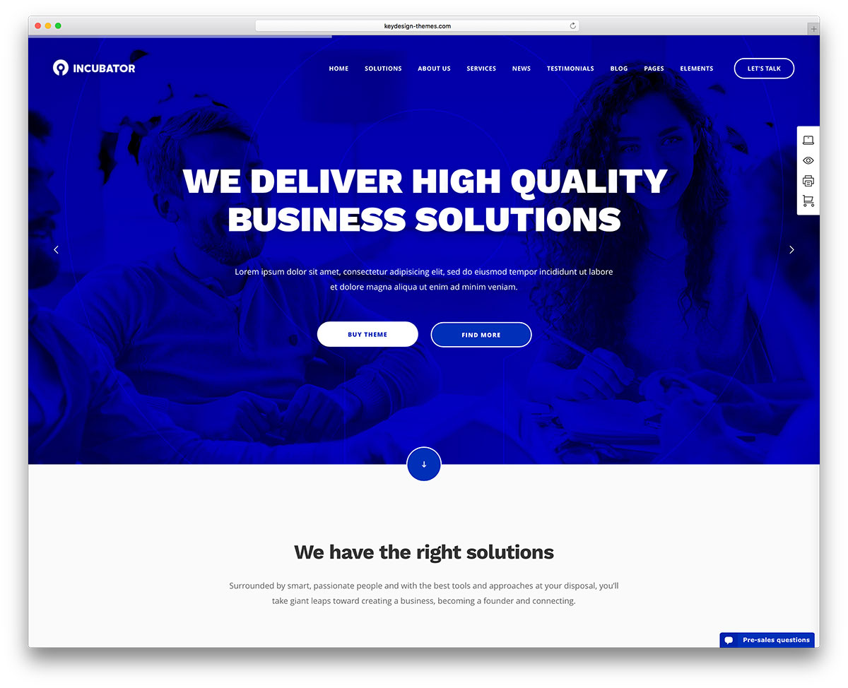 inkubator-perusahaan-landiong-halaman-situs-templat