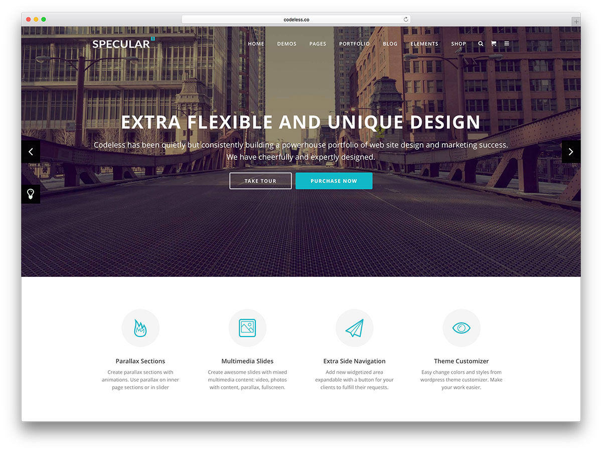 specular-clean-business-wordpress-template