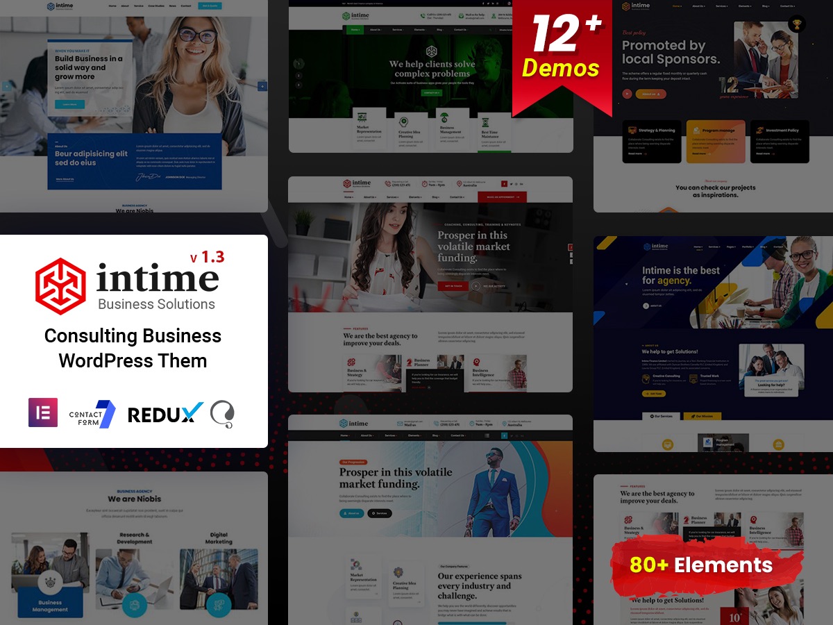 tema bisnis wordpress intime