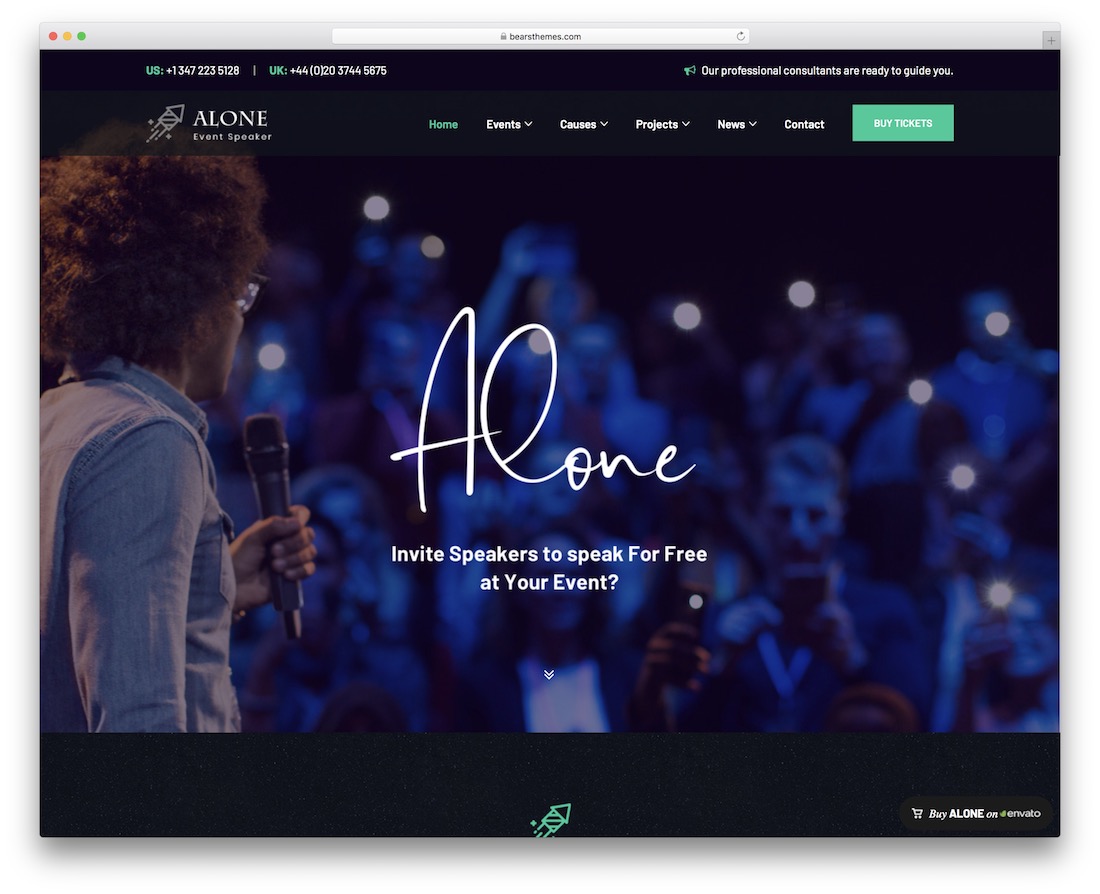 tema wordpress sendiri untuk konferensi dan acara