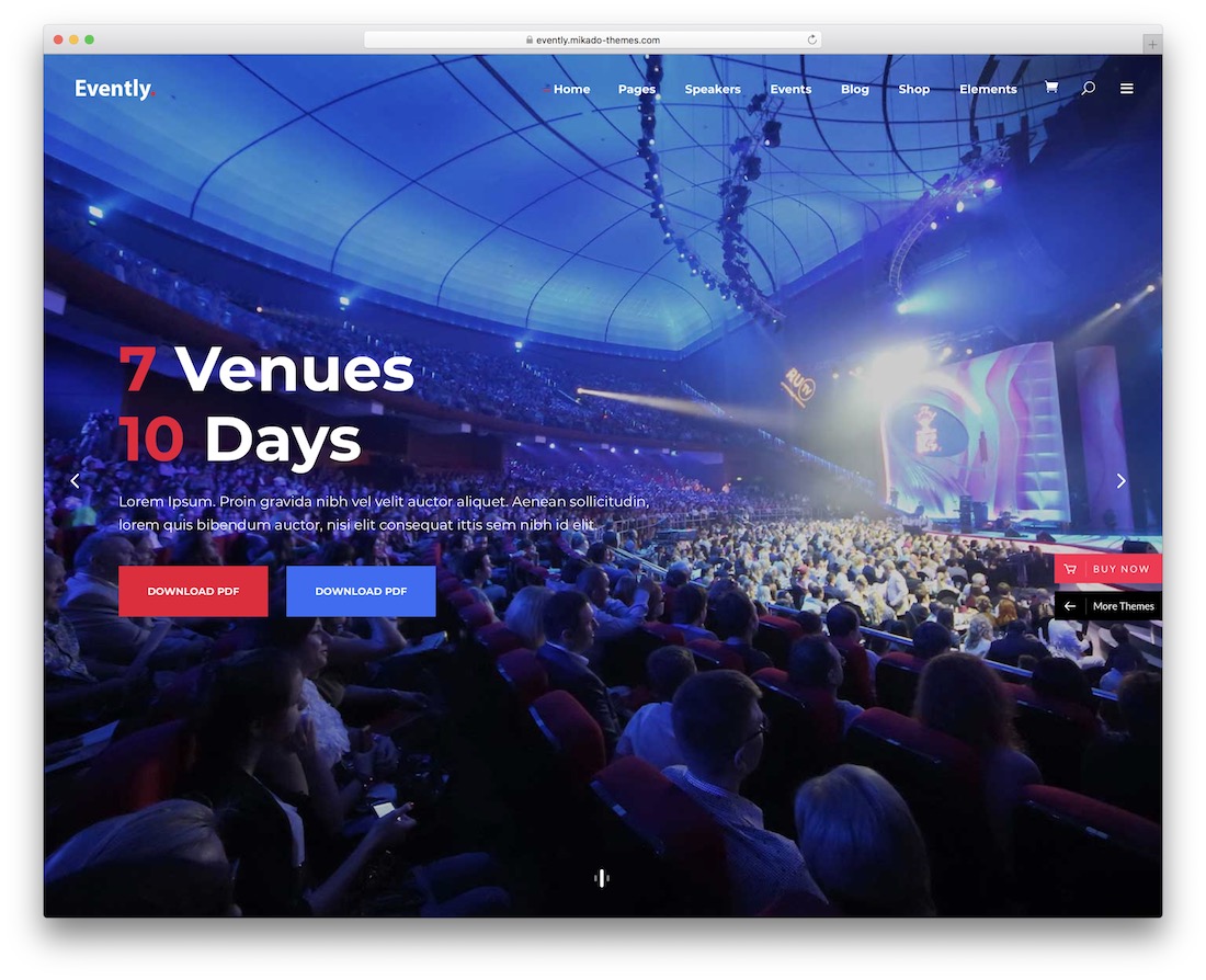 tema wordpress acara untuk konferensi dan acara