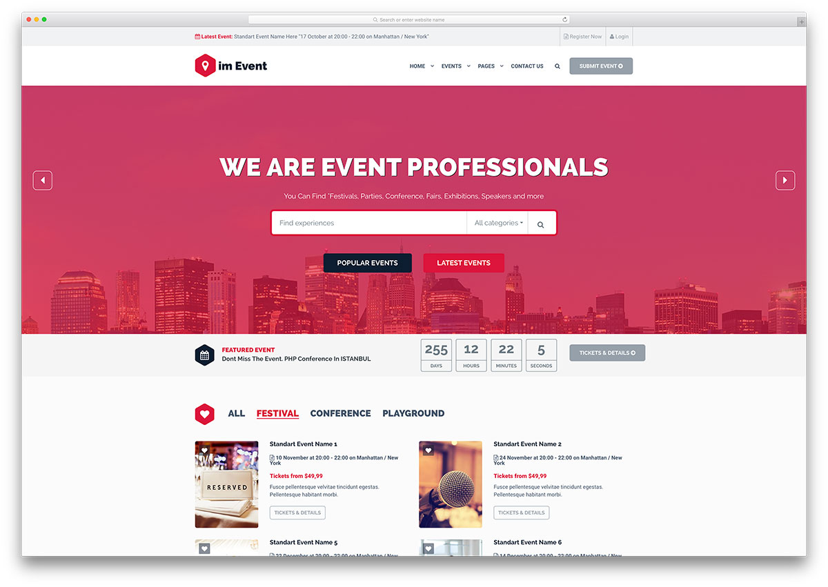 manajemen-acara-tema-wordpress