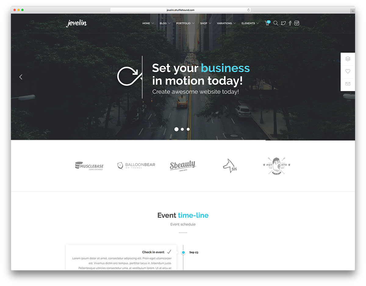 jevelin-kreatif-satu halaman-acara-tema