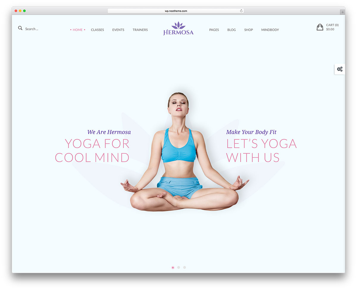 hermosa-layar-penuh-yoga-wordpress-website-template