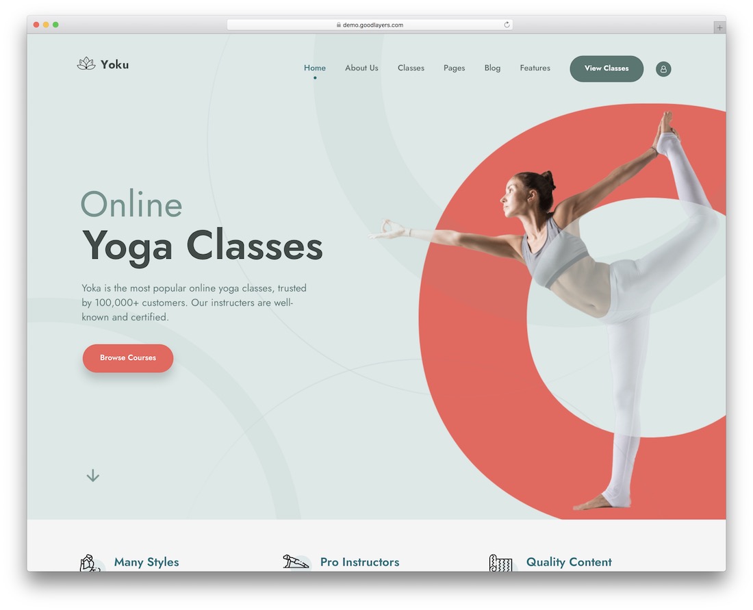 tema wordpress yoku yoga