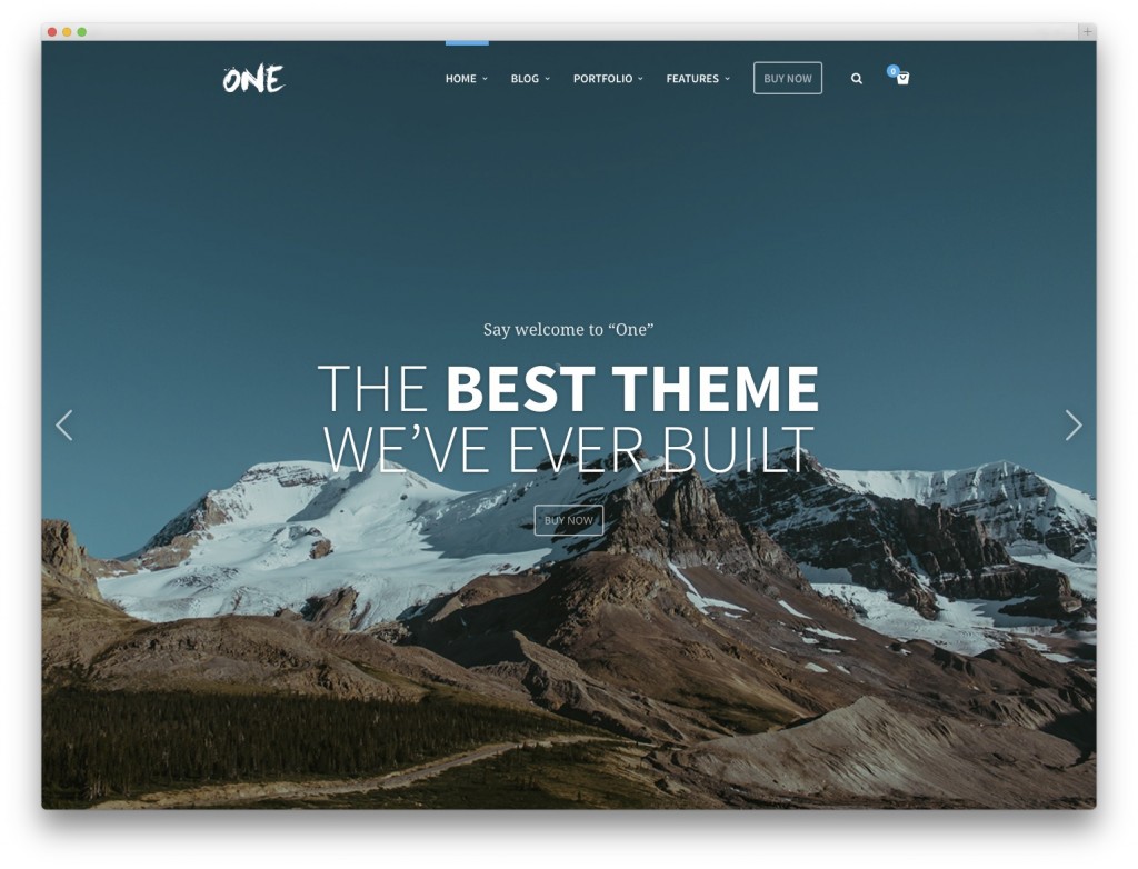 One page business template