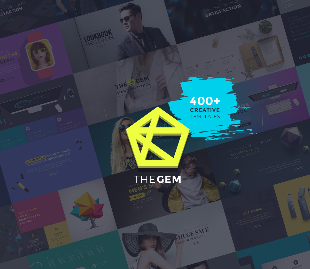 Tema situs web satu halaman serbaguna