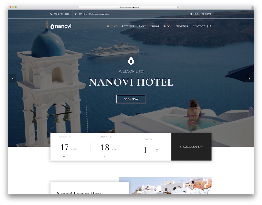 tema wordpress hotel nanovi