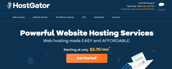 Alojamiento compartido HostGator