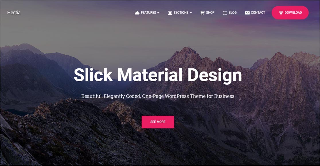Hestia Pro 最佳教育 wordpress 主題