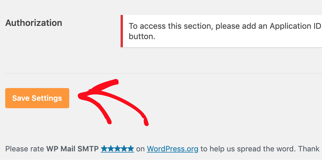WP Mail SMTP ayarlarını kaydedin wordpress görünüm postası