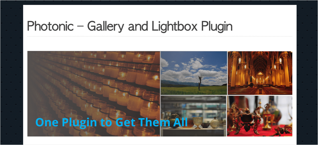 Плагин Photonix для лайтбокса