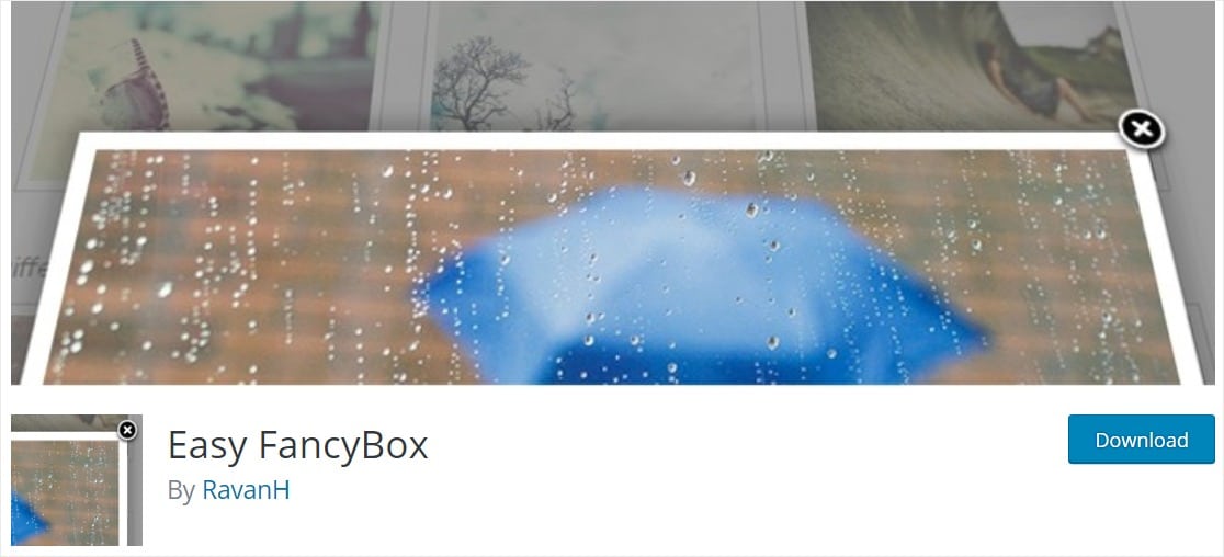 легкий fancybox