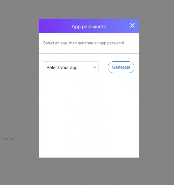 สร้างรหัสผ่านแอป yahoo