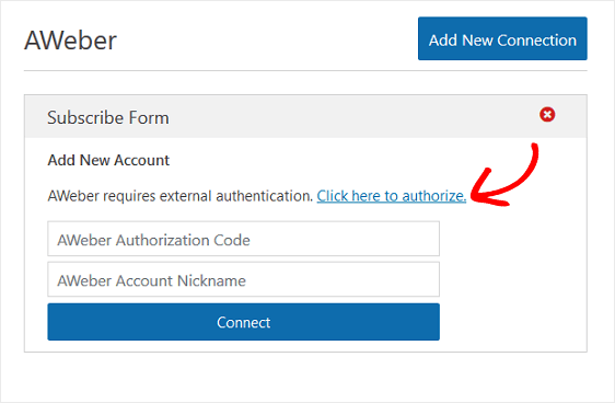 Impostazioni di connessione