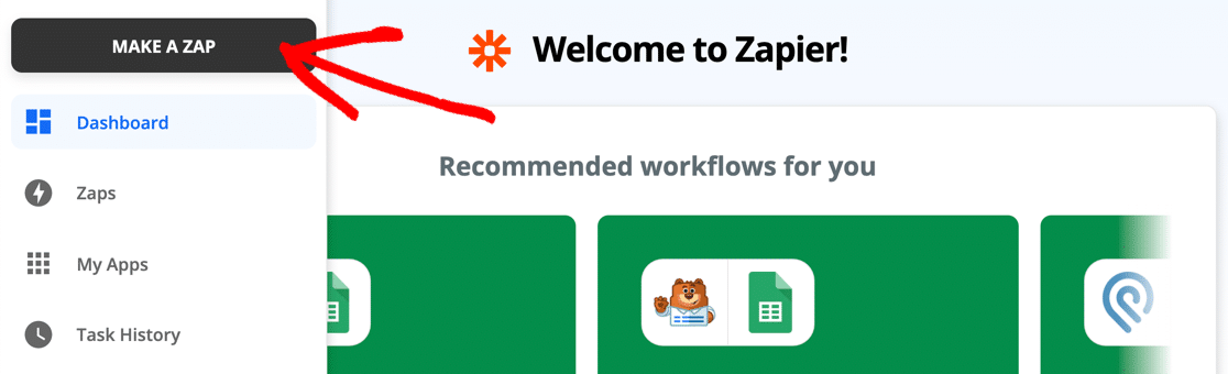 Faça um Zap no Zapier