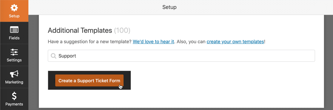 Criar formulário Freshdesk WordPress