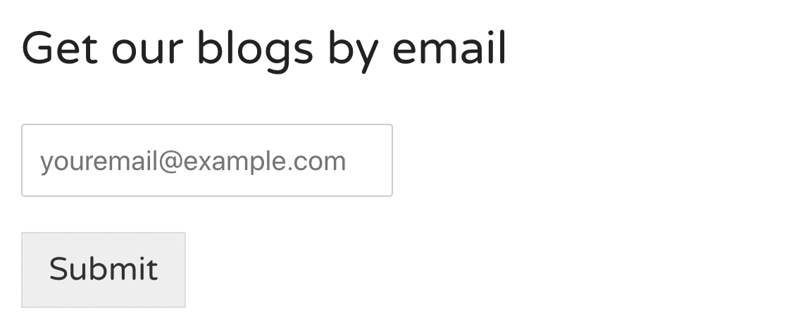 Anmeldeformular für Blog-Beiträge in MailPoet