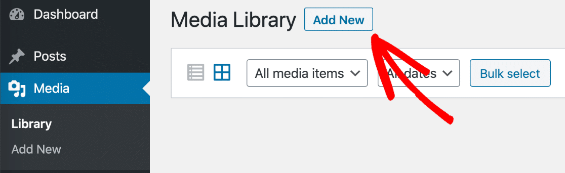 Dodaj nowy obraz formularza w WordPress