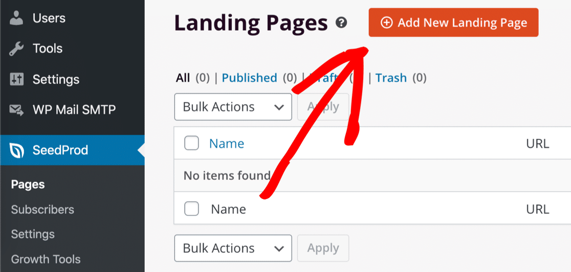 Adicionar página de destino do webinar no WordPress