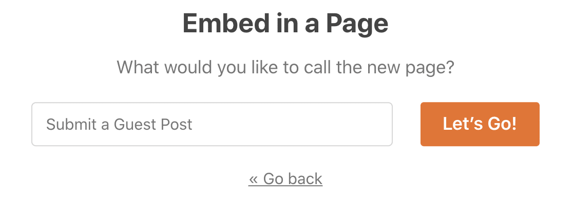 Incorpora il tuo modulo guest post frontend in una pagina
