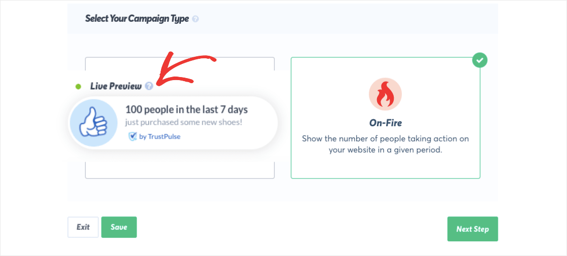 TrustPulse의 On Fire 캠페인