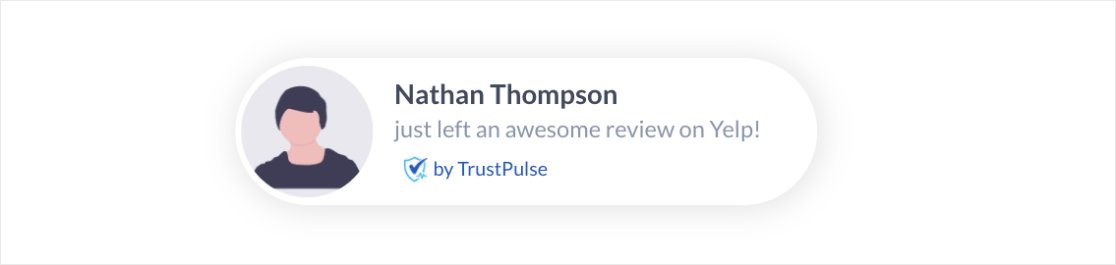 TrustPulse의 사회 증명 알림