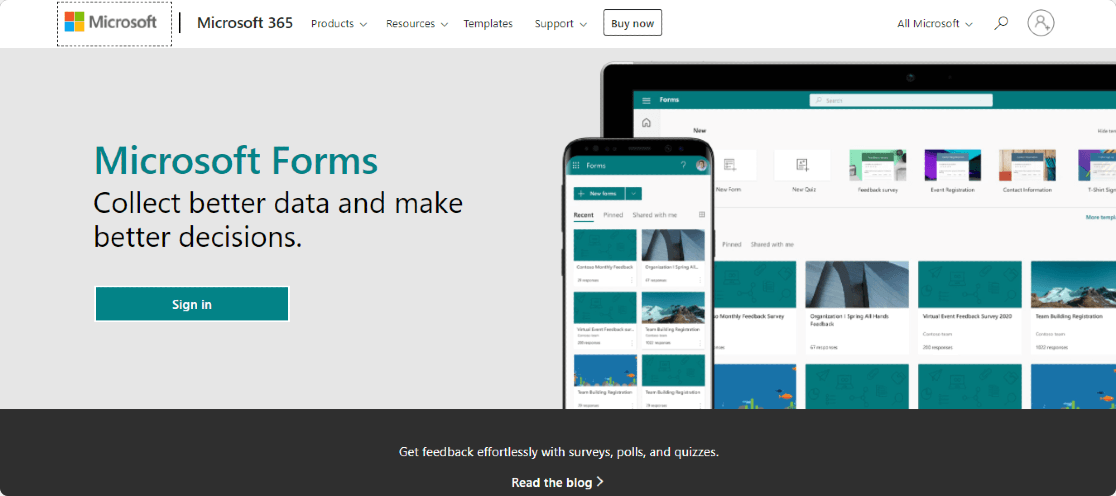 SurveyMonkey ve Microsoft Forms ve WPForms'a genel bakış