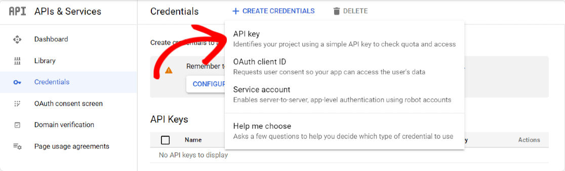 创建 API