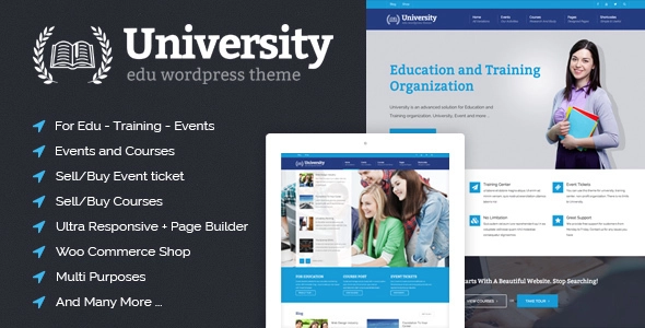 LMS-WordPress-tema-Università
