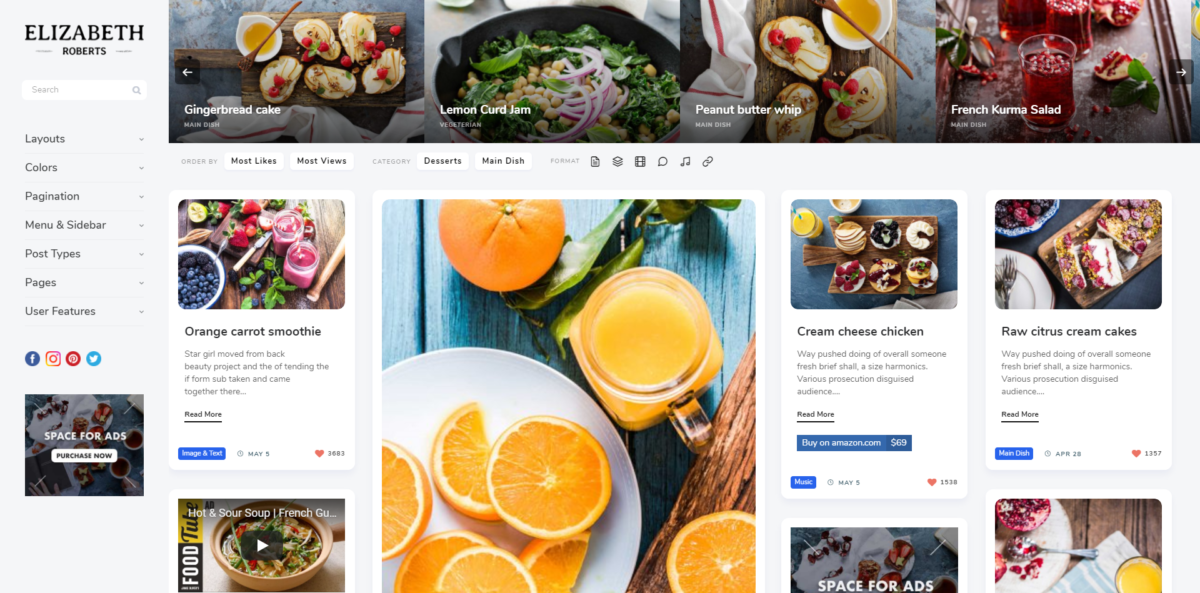 best personal blog wordpress themes