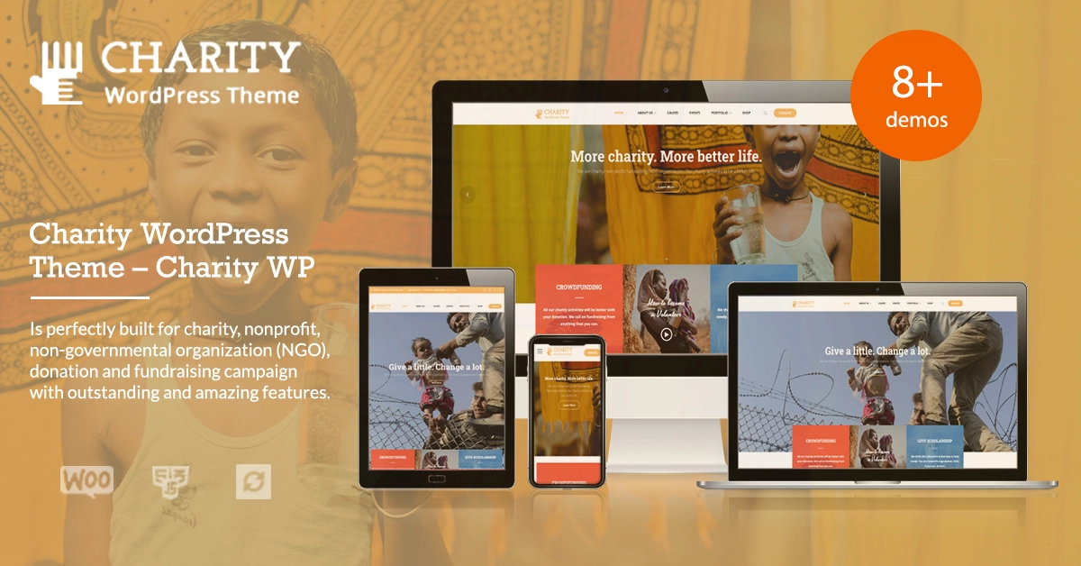 charitix 慈善 wordpress 主題