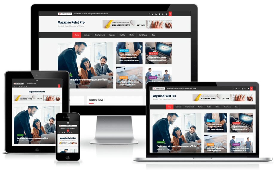 Tema WordPress di Magazine Point Pro