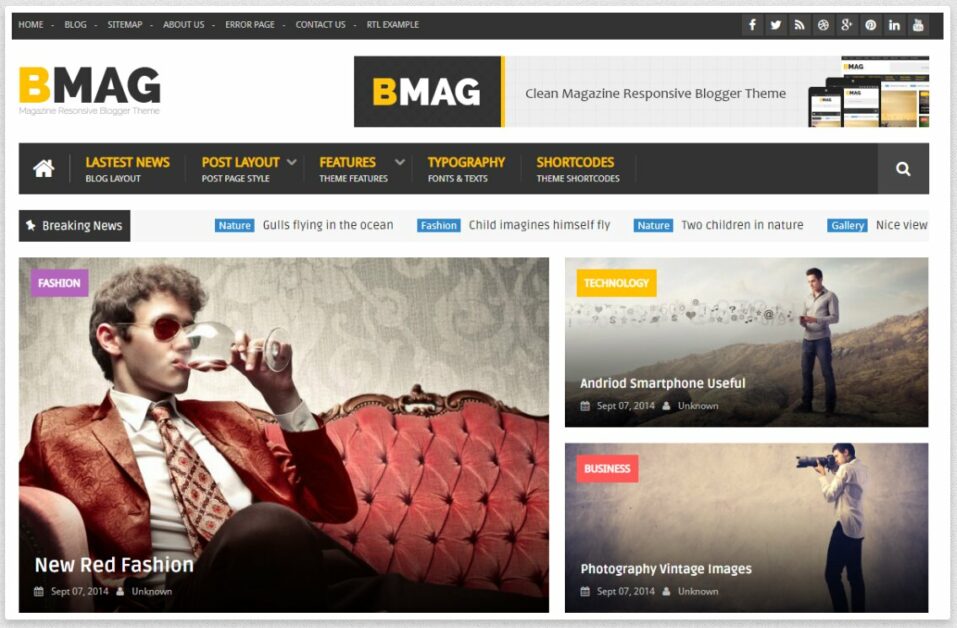 Tema del blog BMAG