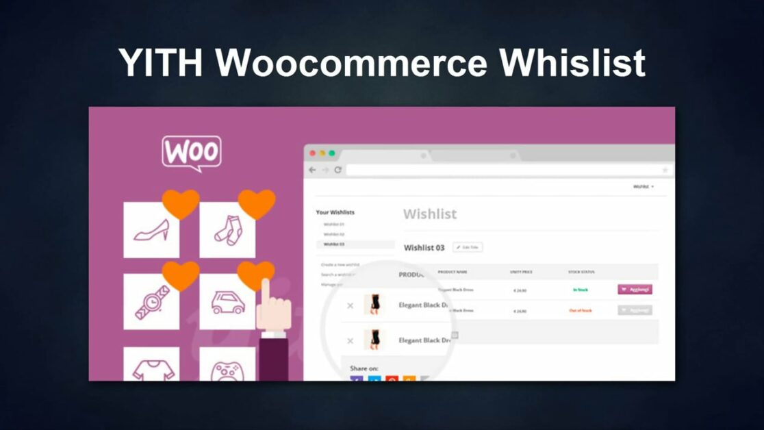 Lista de desejos do YITH WooCommerce