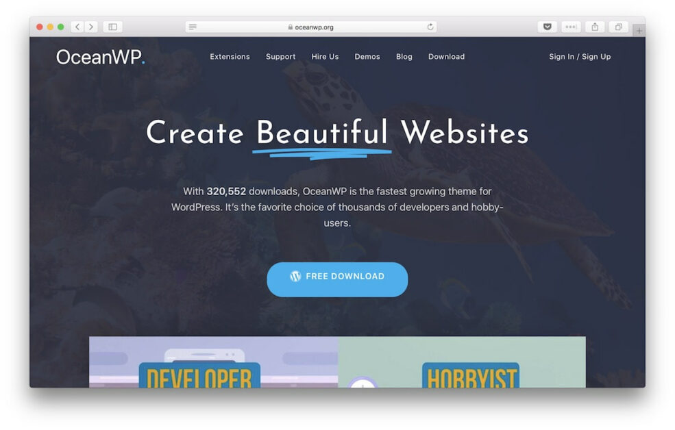 ธีม wordpress oceanwp