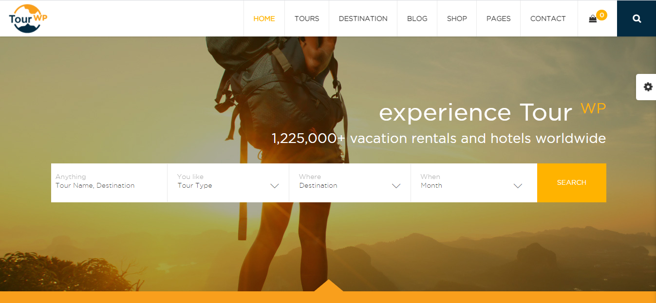 tema wordpress di viaggio tourwp
