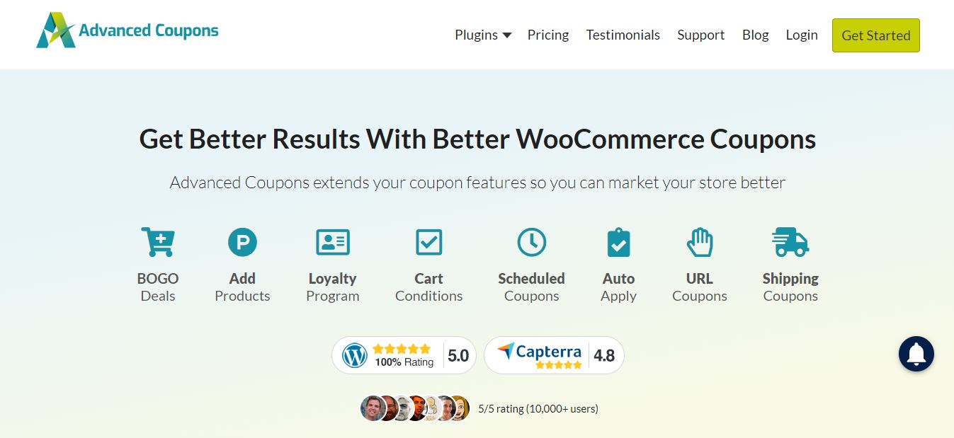 고급 쿠폰 WordPress 쿠폰 코드