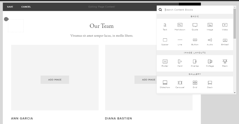 Squarepace vs Wordpress funcionalidade