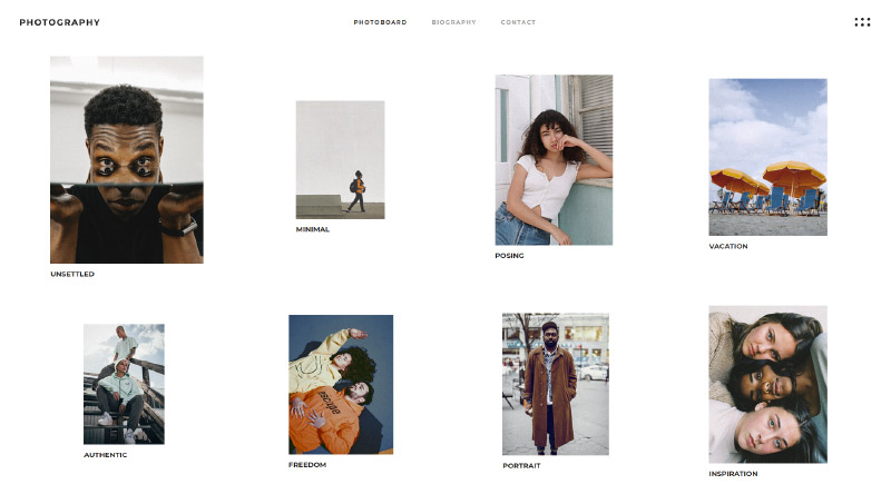 Qi Photography Portfolio WordPress Theme